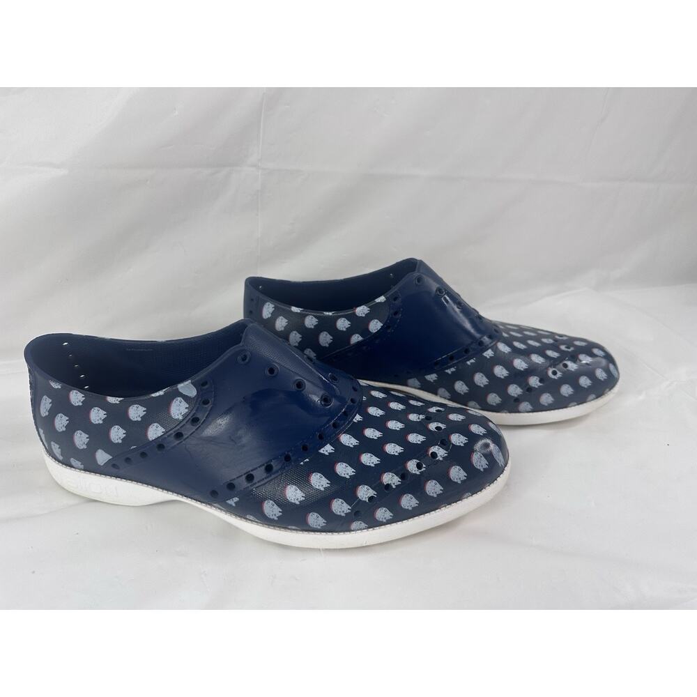 Biion Golf Shoes Mens 12 Blue Star Wars Lucas Oxford Spikeless Rubber Slip On